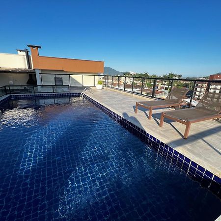 Apartamento Elegante, Ar-Condicionado, Wi-Fi, Piscina No Terraco Do Predio E Varanda Exclusiva Ubatuba Luaran gambar